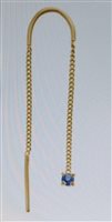 Single earring Dédié Woman in Yellow Gold Zaffiro ORD0140ZP;GI